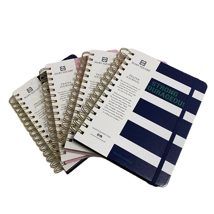 Customizable notebook manufacturer hardcover custom a4 a5 a6 promotion spiral notebooks