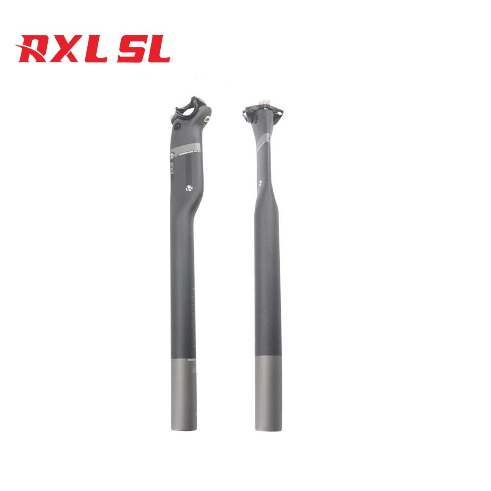 Подседельный штырь RXL SL 27,2 из серого углеродного волокна 31,6, запчасти для горного велосипеда 400 мм, подседельный штырь под заказ