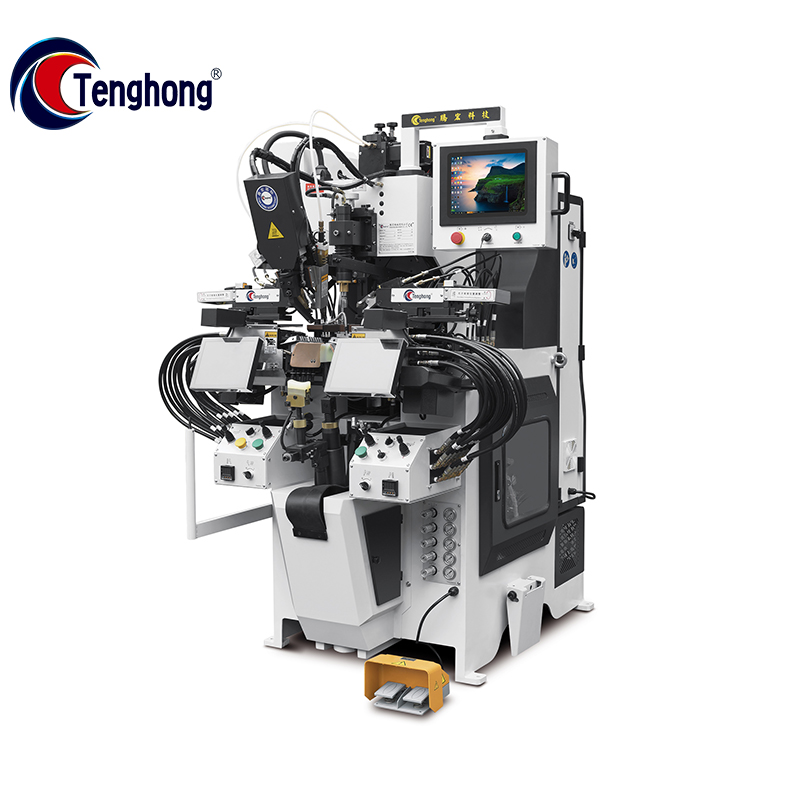 Computer Memory Visual Locus Servo Control Automatic Side And Heel Seat Lasting Machine