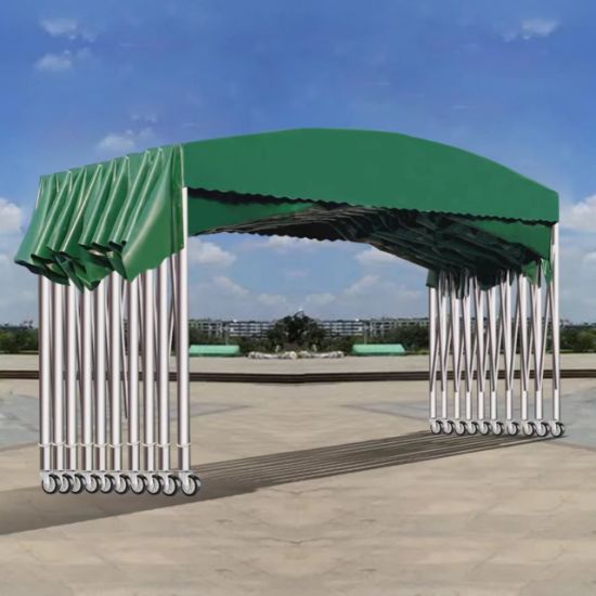 Sunshade Can Be Used As A Storage Warehouse With A Push-pull Foldable And Retractable Tent garage tent for cars