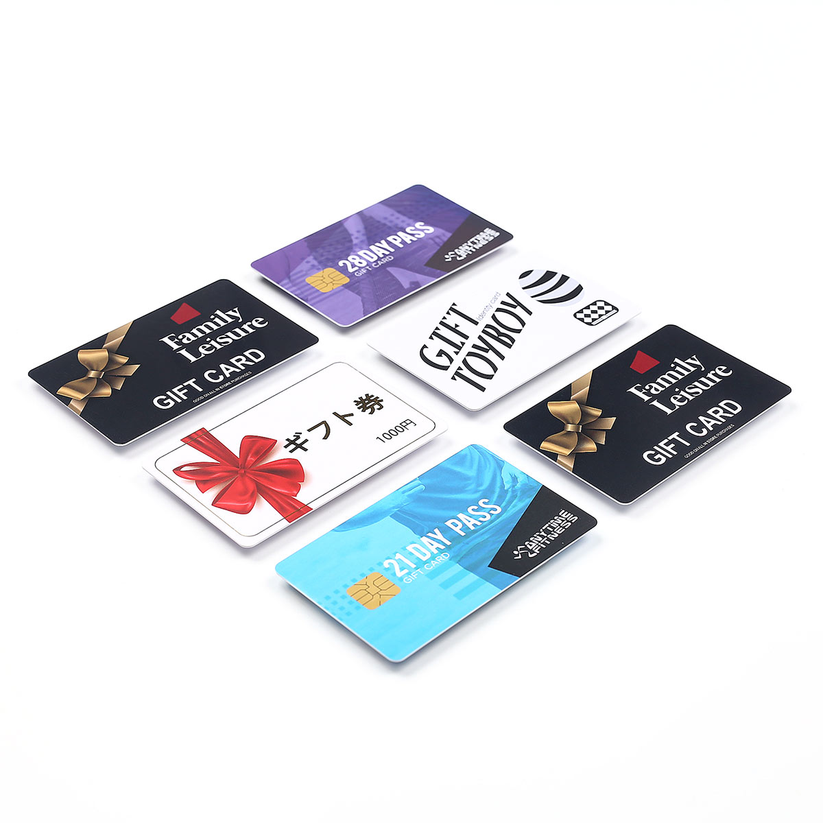 Good price plastic gift cards with logo and barcode, QR code PVC gift card,serial number discount business cards
