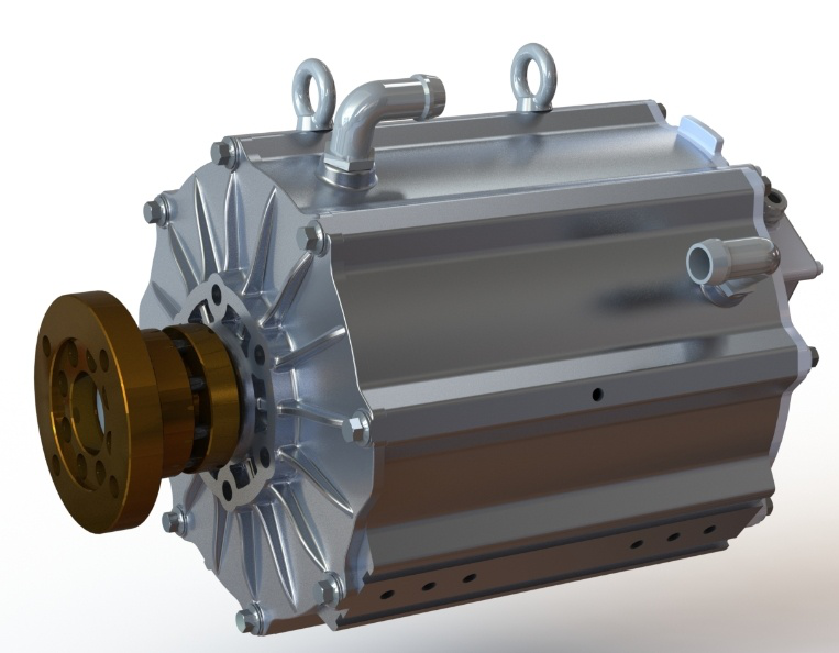 Manufacturer China Product DC Voltage Motor 60kw Electric Bus Motor Liquid Cooled Motor