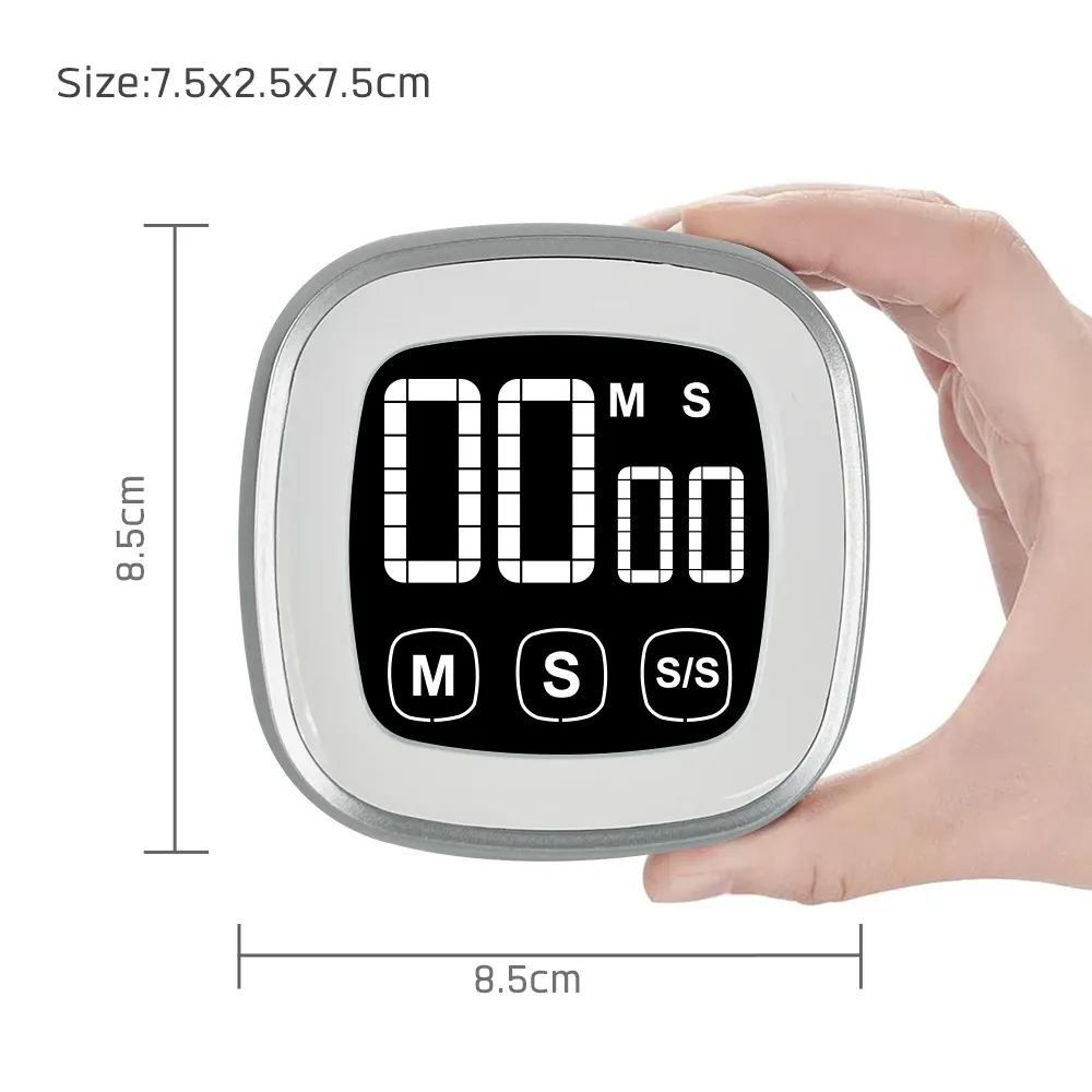 2023  EVERTOP Cheap Touch Screen Kitchen Timer with Backlight Magnet, Desktop Stand  ET643