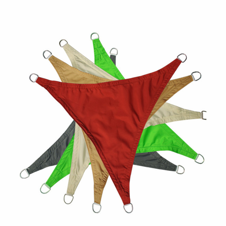 Sun Shade Sail Triangle Awning Fabric Patio Outdoor Canopy Cover/ polyester waterproof sun sail shade