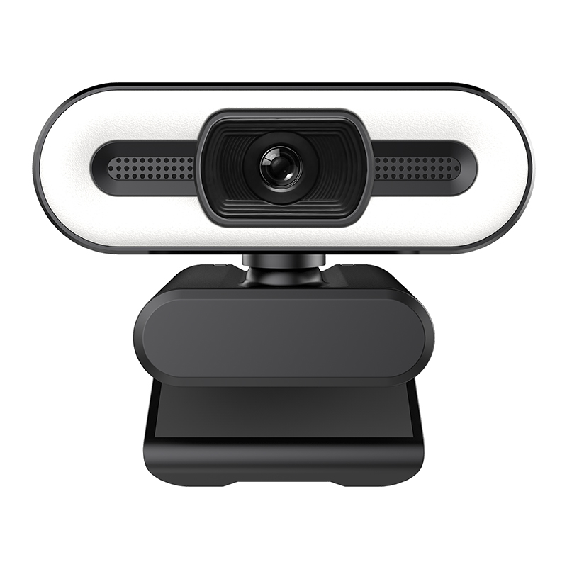 Светодиодная кольцевая веб-камера 4K USB с автофокусом 2K 1080P Full HD веб-камера с заполняющим светом Компьютерная видеокамера камера с микрофоном
