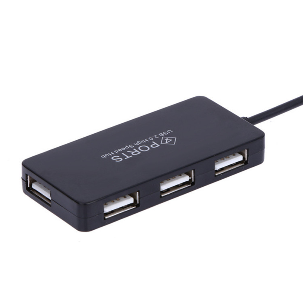 ZXX портативный мини-USB-концентратор 2,0 адаптер высокоскоростной 4-портовый usb-порт концентратор для ноутбука ПК Macbook