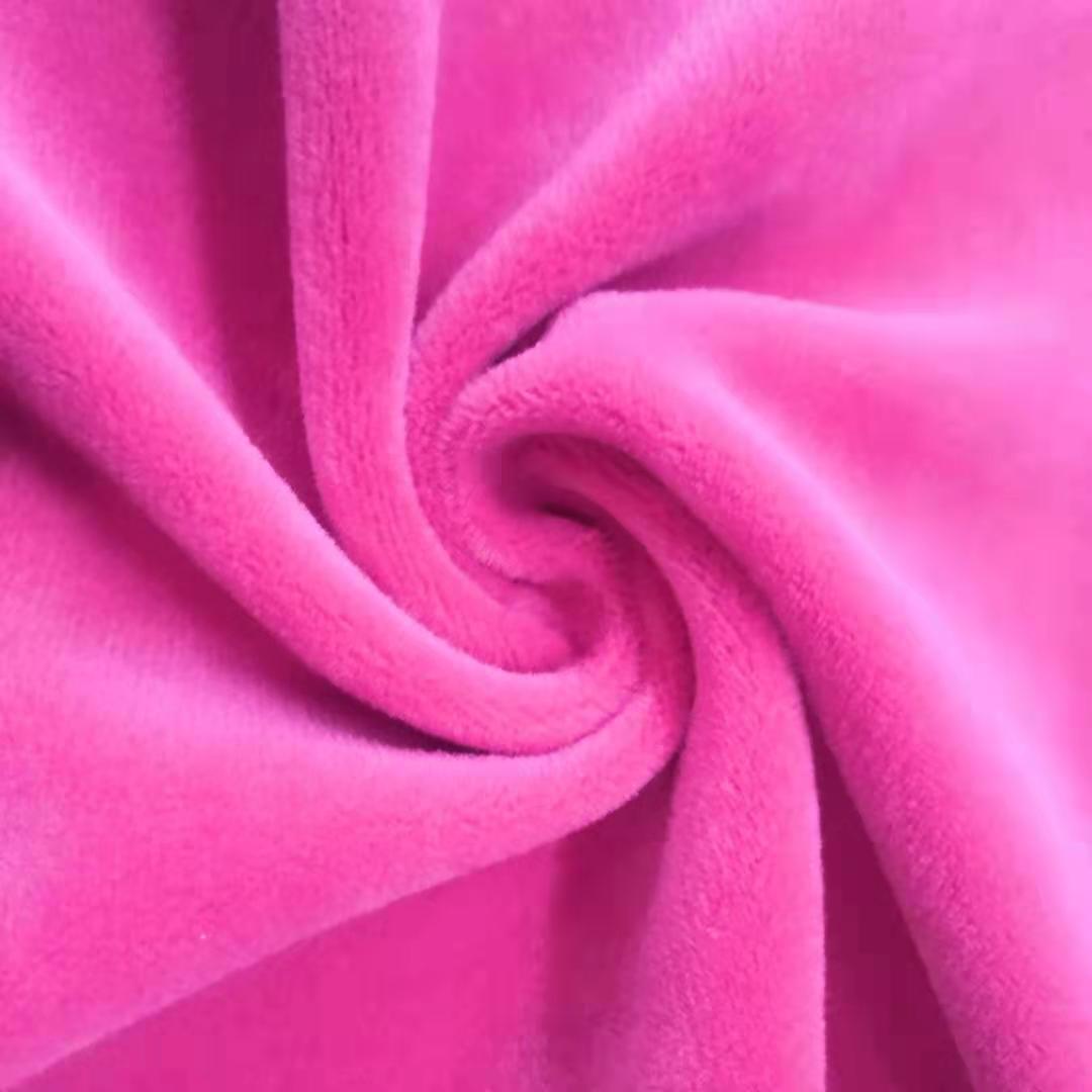 Китай (материк) 250GSM 70% хлопок 30% полиэстер сопротивление разрыву CVC Велюр трикотажная ткань для одежды
