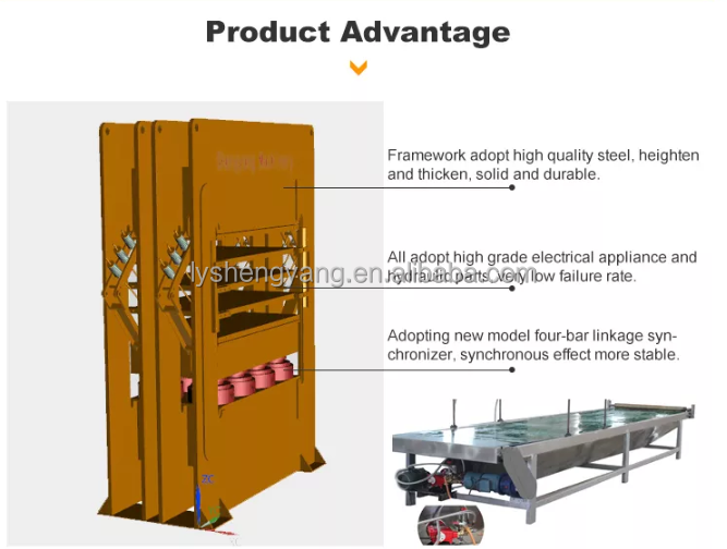 Door skin hot press/hydraulic hot press machine for doors
