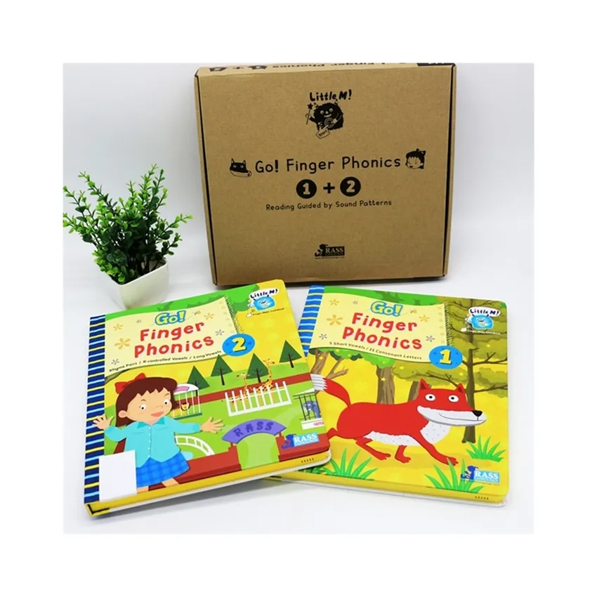 Muti language customizable preschool english learning finger touch sound books