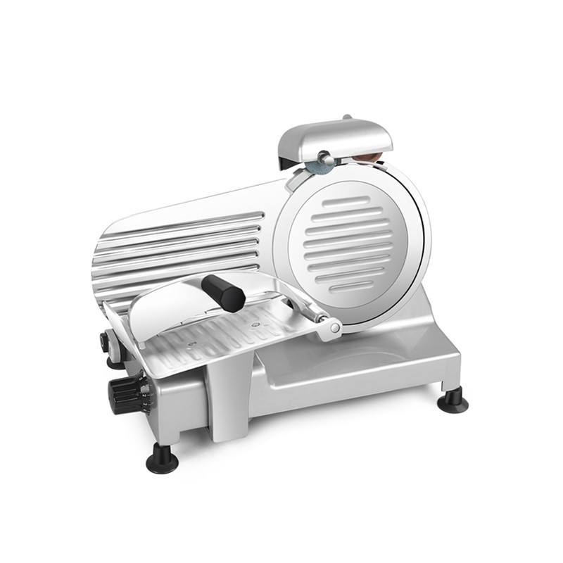 Bulk semi-automatic stainless steel countertop electric 220V commercial frozen adjustable meat slicer for sale