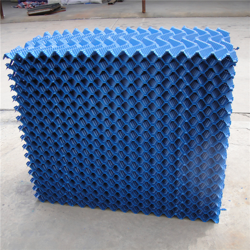 PVC cooling tower filled with S-wave PVC packing