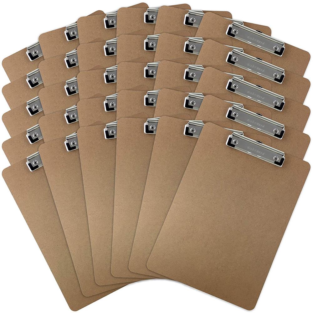 Letter Size Clipboard Low Profile Clip Hardboard