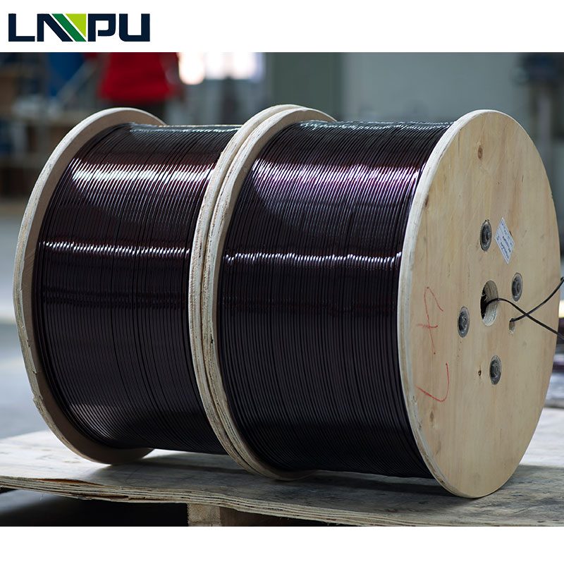 UEW aluminium wire 1.2 mm self bonding wire flat magnet wire