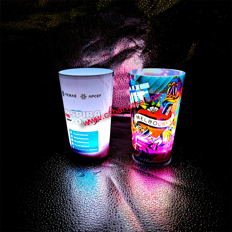 Lincond Free Sample Plastic LED Glow Cup LED Cup For Xmas Party Bar New Year