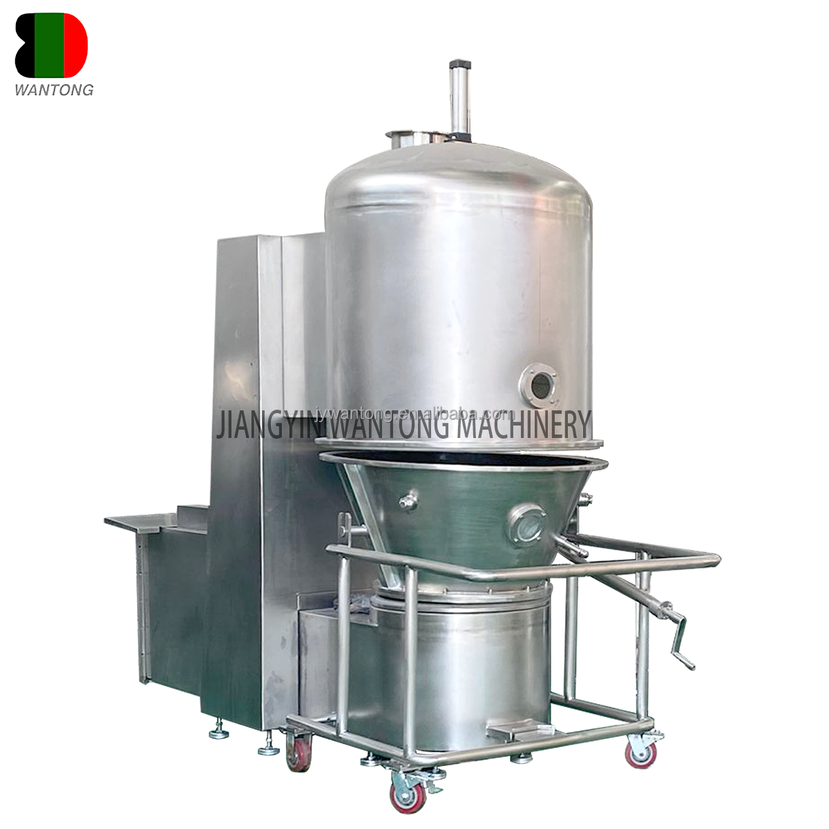 GFG citric acid shrimp artemia cyst arabic gum powder fluidized fluid bed dryer