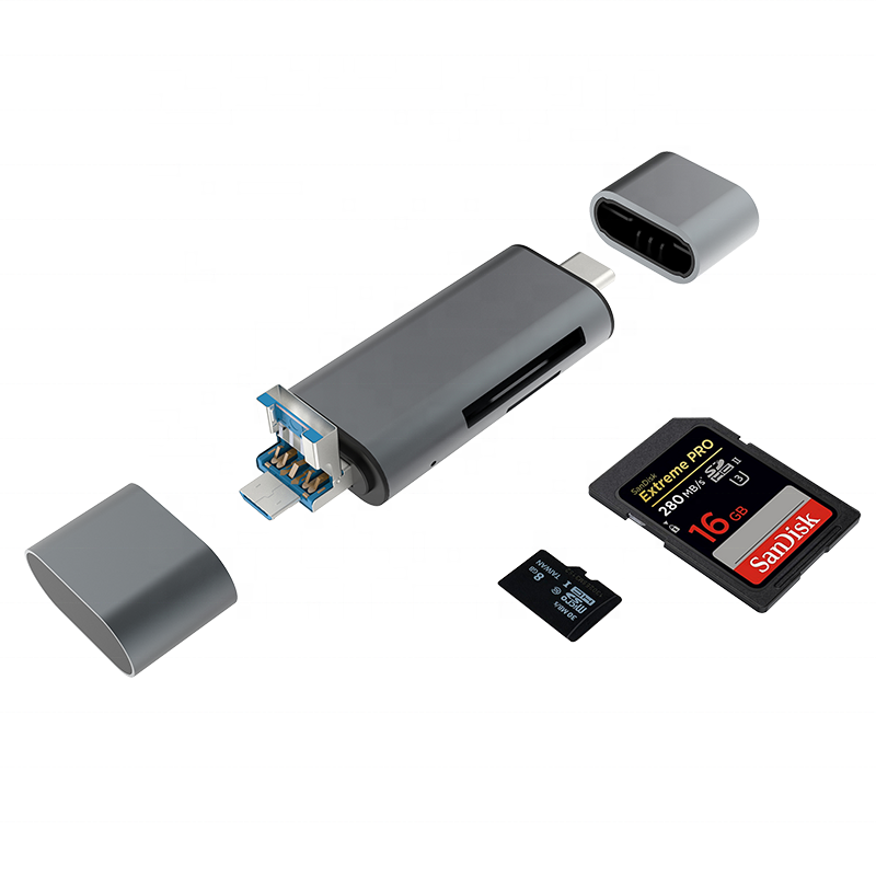 USB Type-C/OTG кардридер/записывающее устройство USB 3,0 Type C TF кардридер Type-C для TF адаптер uhf rfid USB type-c кардридер