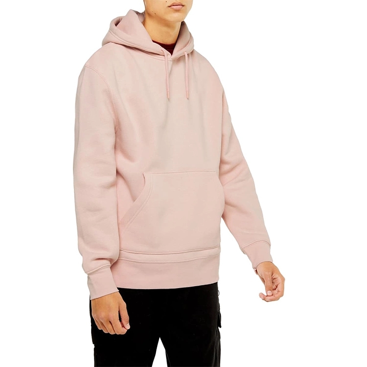 Maxgarment Высококачественная Мужская одежда от производителя, мягкая, не скатывающаяся, органический хлопок, пустая, розовая Мужская толстовка премиум-класса