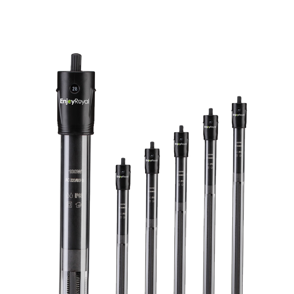 25w/50w/100w/200w/300w Aquarium Submersible Fish Tank Automatic Water Heater Constant Temperature Heating Rod