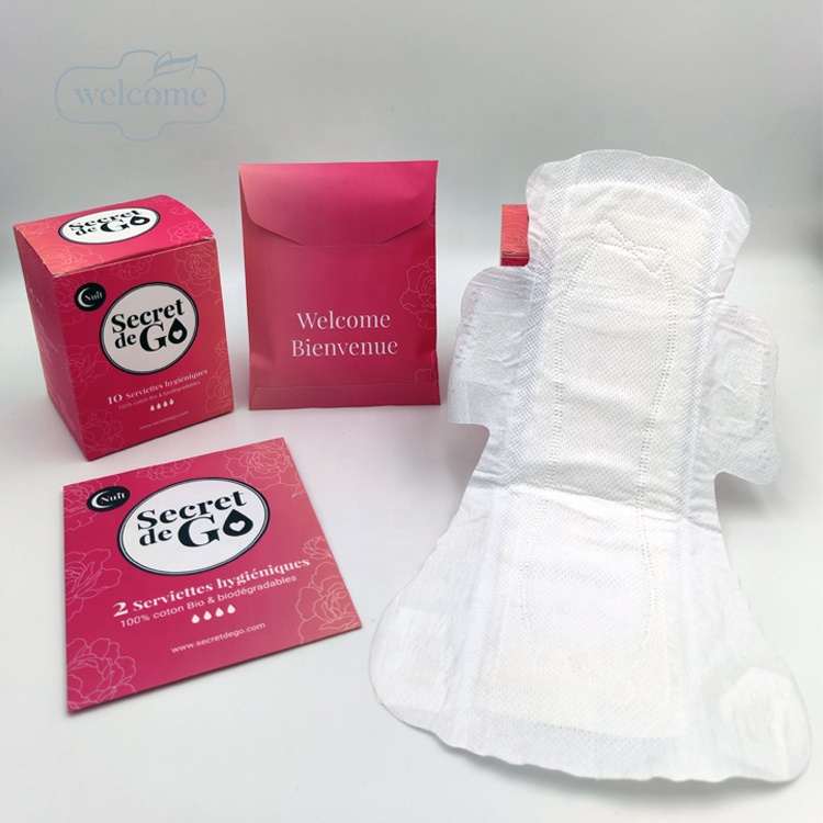 Free Shipping's Items for Women Other Feminine Hygiene Products Ladies Organic Sanitary Napkin Biodegradable Sanitary Pads
