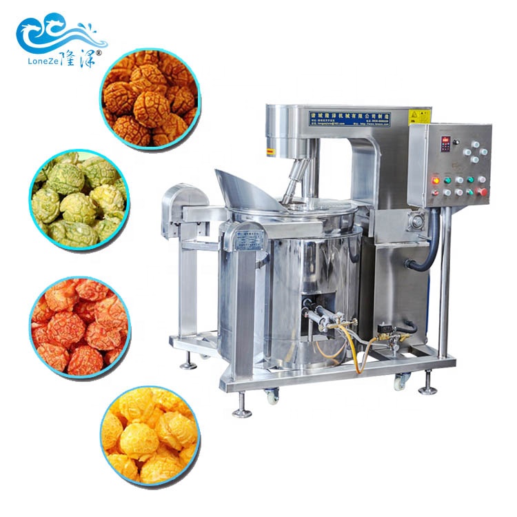 Big Productivity 220V Gas Heating Commercial Popcorn Making Machine Price