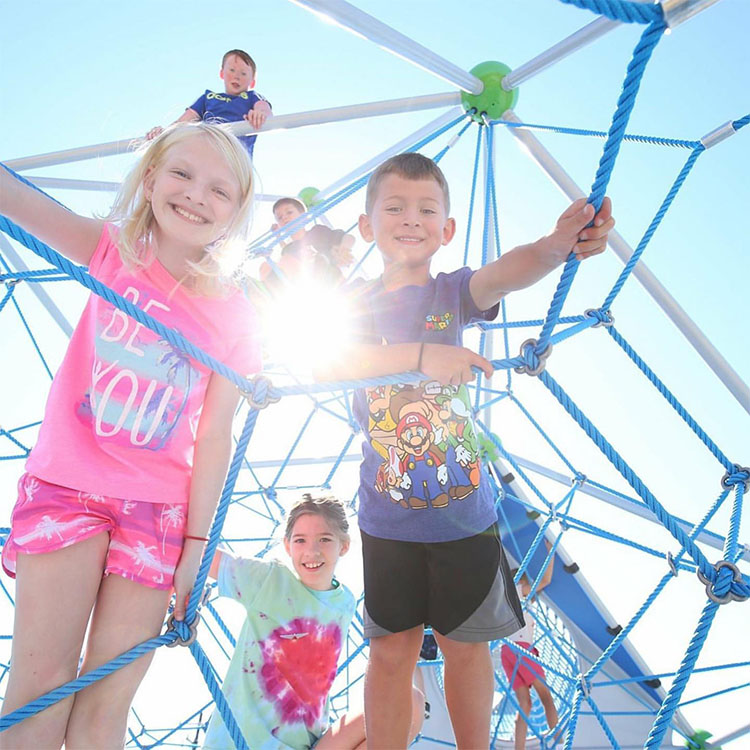 Hot Sell Combination Rope Thimble Plastic Connector for Rope Playground Climbing Kids