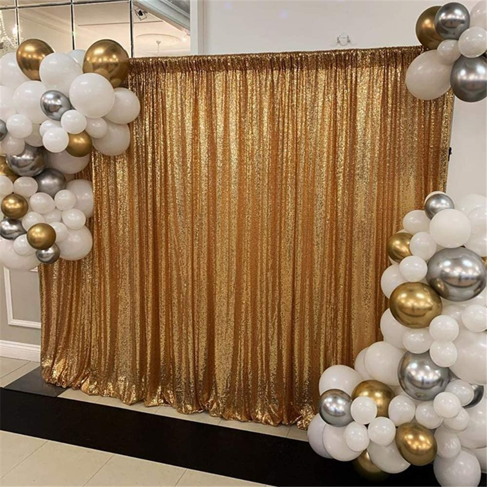 BCK087#3  wedding backdrop stand pop up backdrop gold sequin backdrop