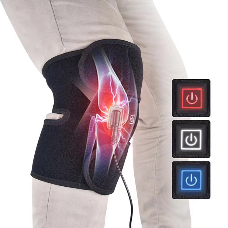 Smart USB electric heating cold protection warm knee pads physiotherapy hot compress cold leg charging heating knee pads