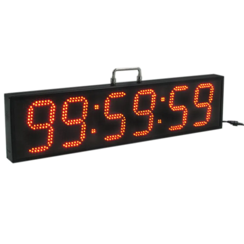 6 inch 6 digits LED led waterproof countdown timer