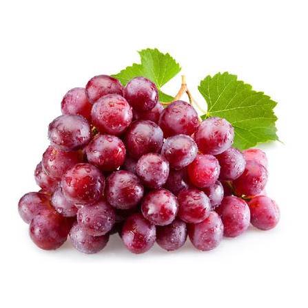 Вкусный свежий сладкий красный виноград без рассады