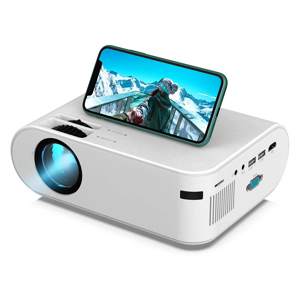 Мини-проектор P62, Full HD, Wi-Fi, 4000 лм, поддержка 1080P