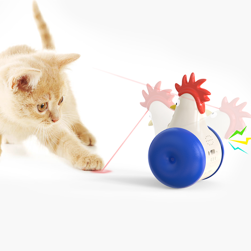 Hot sale multi-colors electric cat tumbler laser toy