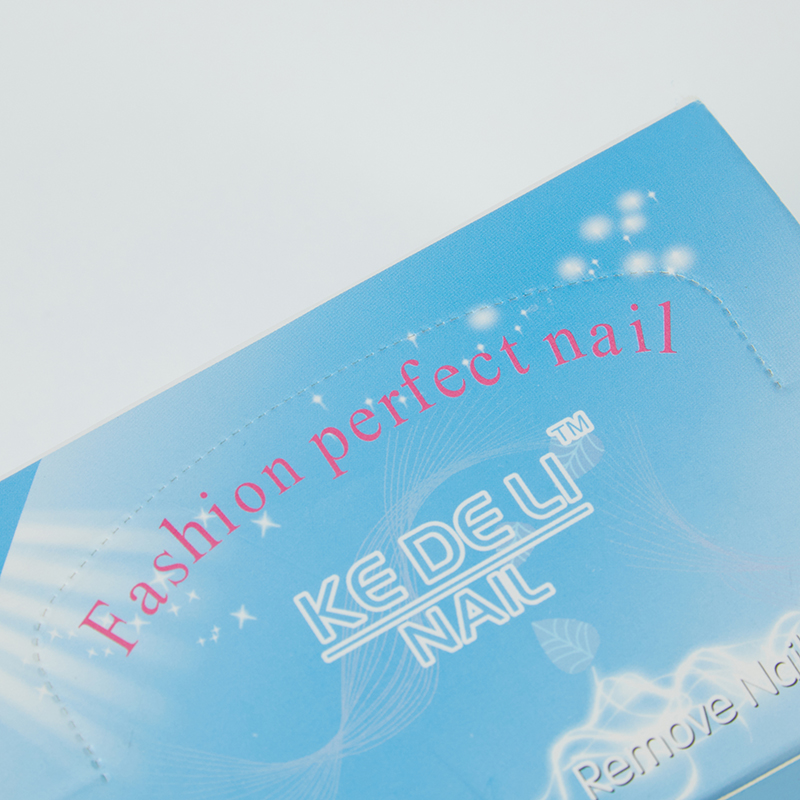 OEM Nail Polish Remover UV Gel Polish Customized Disposable 100PCS