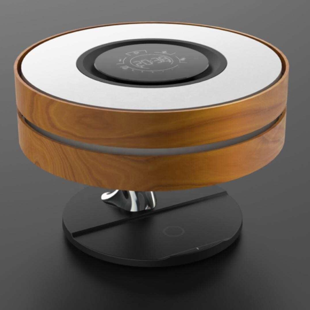 Smart Wireless Charger Tree Table Lamps LED Night Light Bedside Desk Lamp With BT Music Speaker