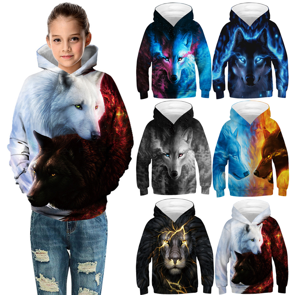 Animal-patterned digital printed hoodie for men and women to wear neutral jerseys and baseball uniforms