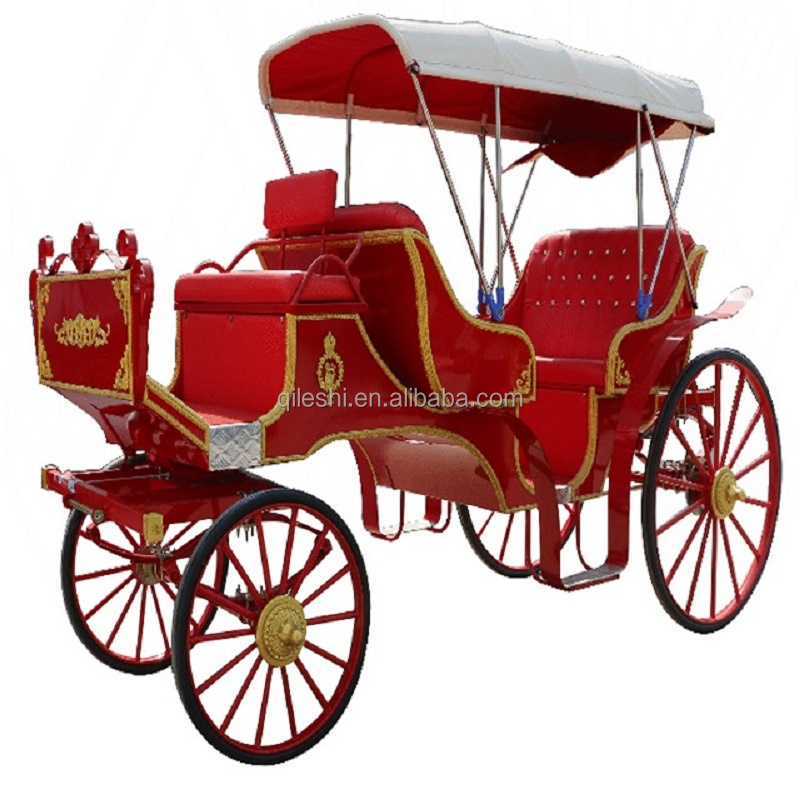 Vintage Wedding Carriag Horse Cart Electric Horse Carriage For Sale