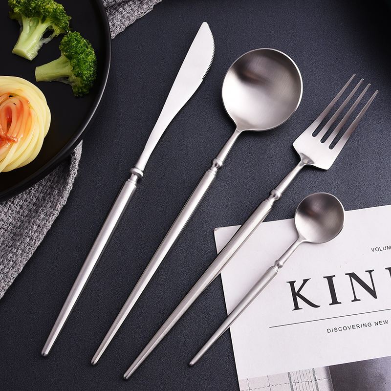 18/8 stainless steel western-style flatware set luxury tableware spoon fork fork knife tableware