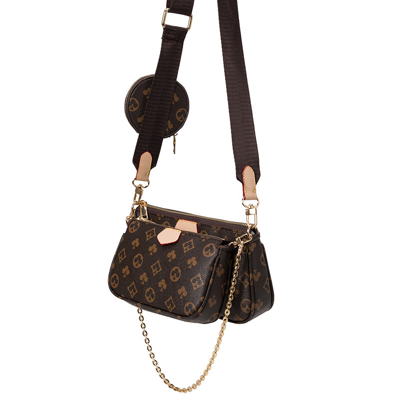 Luxury Brand Woman Bag Cross Body Fashion Designer Classic Diagonal Bag Shoulder Large Capacity Pu Ladies Portable Diagonal Bag