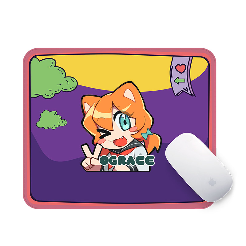 Vograce новый стиль пользовательский Печатный аниме игровой коврик для мыши из микрофибры