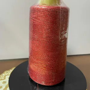 Colorful Soft reflect brilliant light MX Type Gold nylon mix Metallic Yarn For Knitting