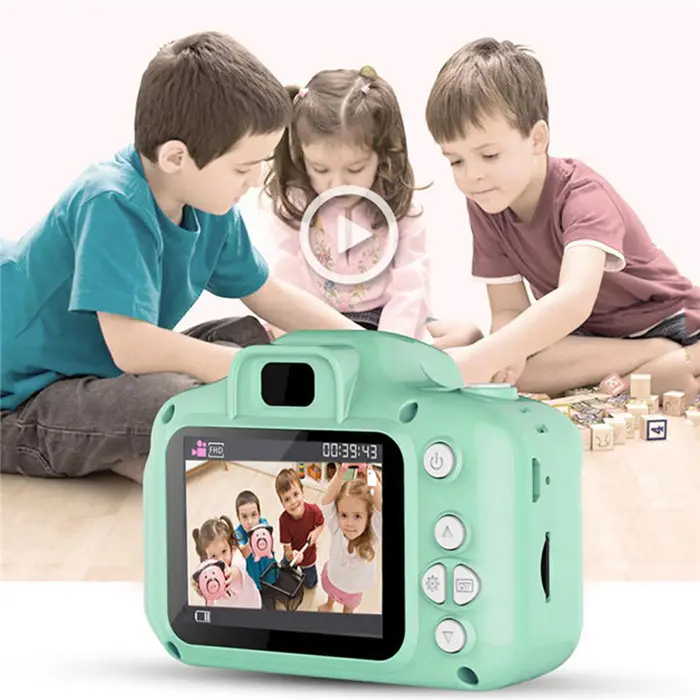 2019 New Arrivals 2 inch HD screen chargeable mini digital kids video camera with photos and videos functions
