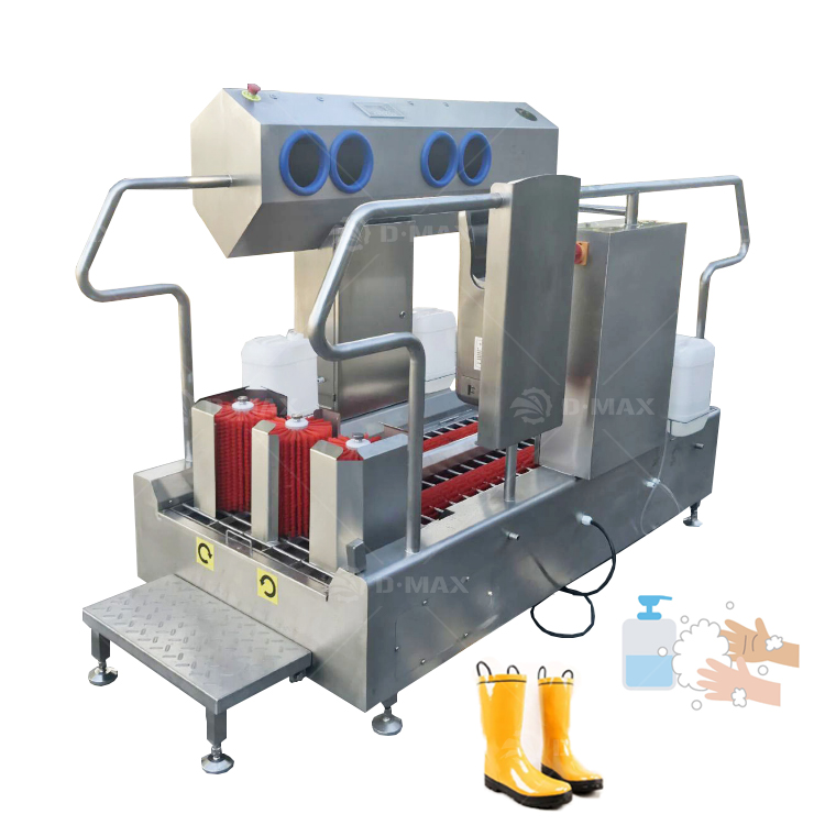 Automatic Hygiene Station Cleaning and Disinfection Access Control System Boots Washing Cleaning Machine With Hand Sterilizer