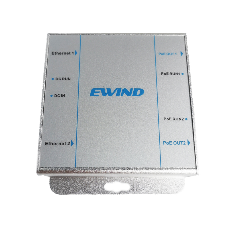 2 порта DC PoE power15.4W 24w poe инжектор rj 45 Разветвитель DC poe адаптер 5v 9v 12v 24v 48v
