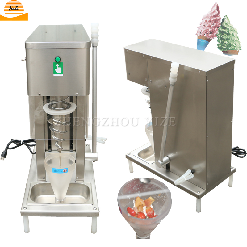 Household swirl ice cream smoothie blender retro malted milkshake swirl fruit frozen yogurt ice cream bending mixture mixer