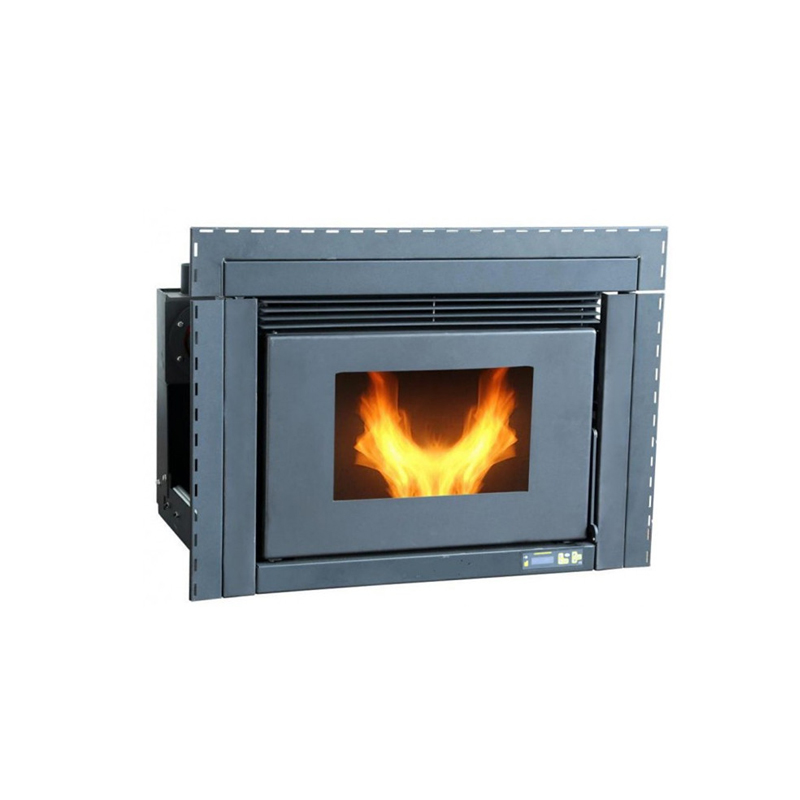 Indoor Pellet Stove insertable, insert modern furnace with remote control
