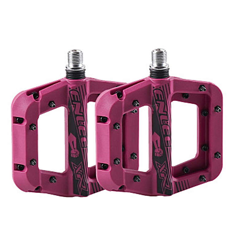 For MTB Road Bike Nylon Fiber Bicycle Pedals Blue Bikes Pedal