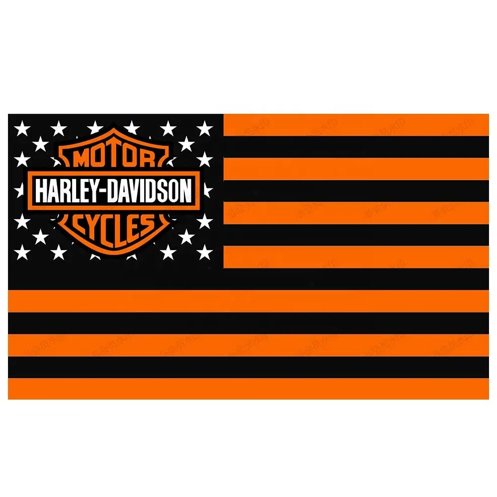 Цифровая печать различных размеров Harley различных типов флага Davidson