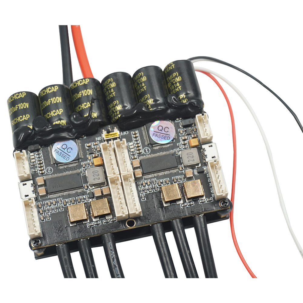 Двухмоторный ESC Flipsky, совместимый с VESC4.20 100A базы на VESC для электронного скейтборда