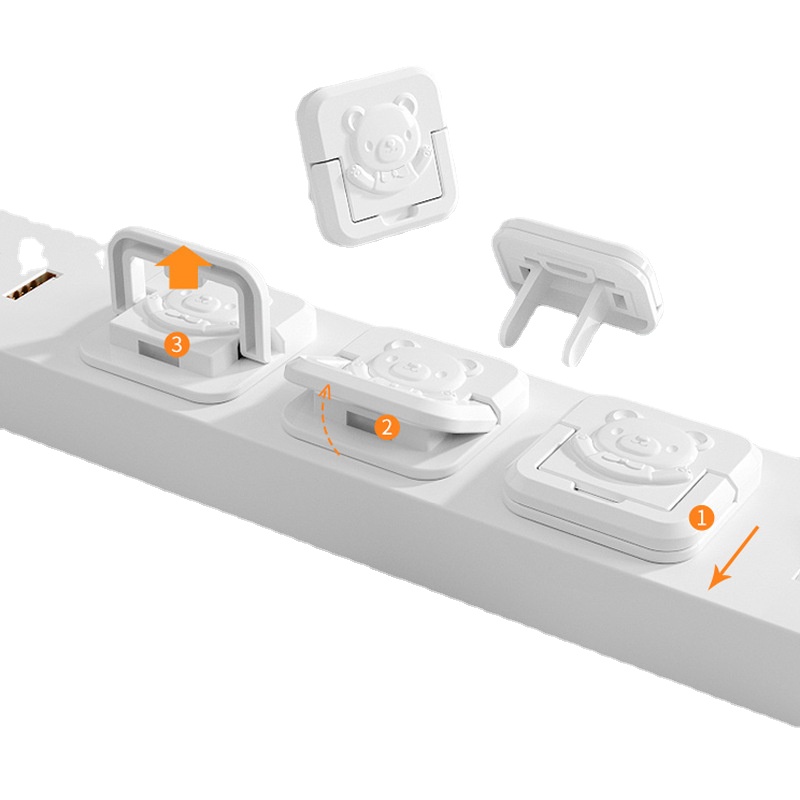 Child anti-shock socket protection cover Baby socket hole power cover baby plug cover jack