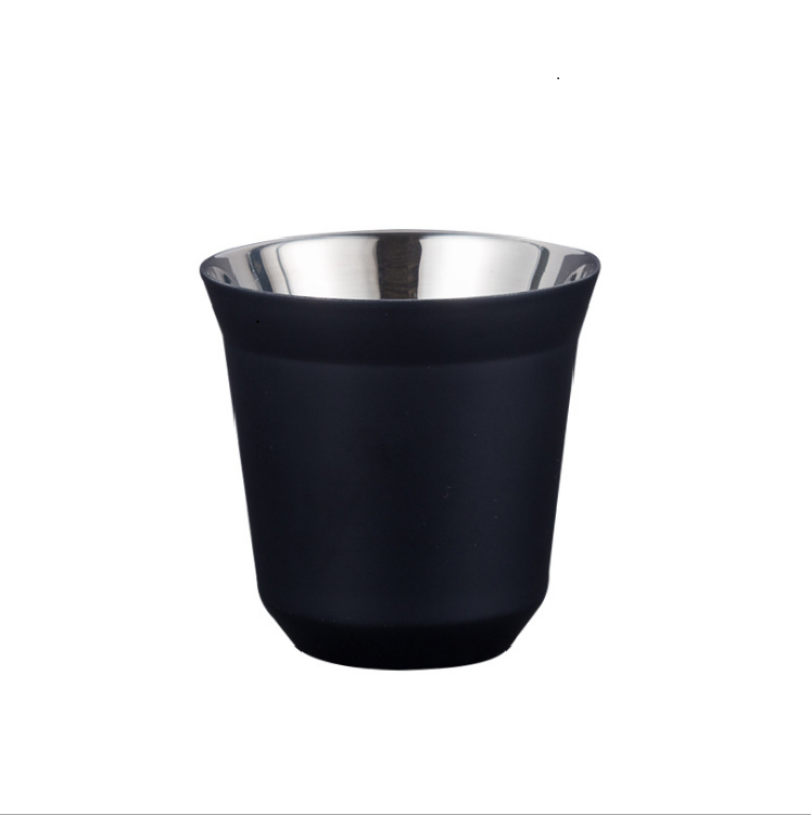 Кофейная чашка nespresso из нержавеющей стали с двойными стенками, 80 мл, 160 мл, термостойкие кофейные чашки nespresso