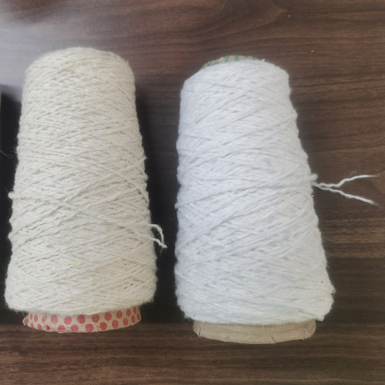 OE 0.5s/4 /1s/1 2s/2 raw white/ bleached white regeneration cotton mop yarn
